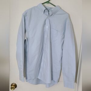 L.L. Bean Sky Blue Men's Button Down Shirt 16 1/2 35 (See Notes)